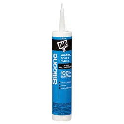 DAP Clear 100% Silicone Rubber Sealant