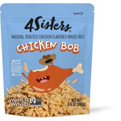 4Sisters Rice Roasted Chicken White Rice Kid's Pouch Chicken Bob- 6 oz