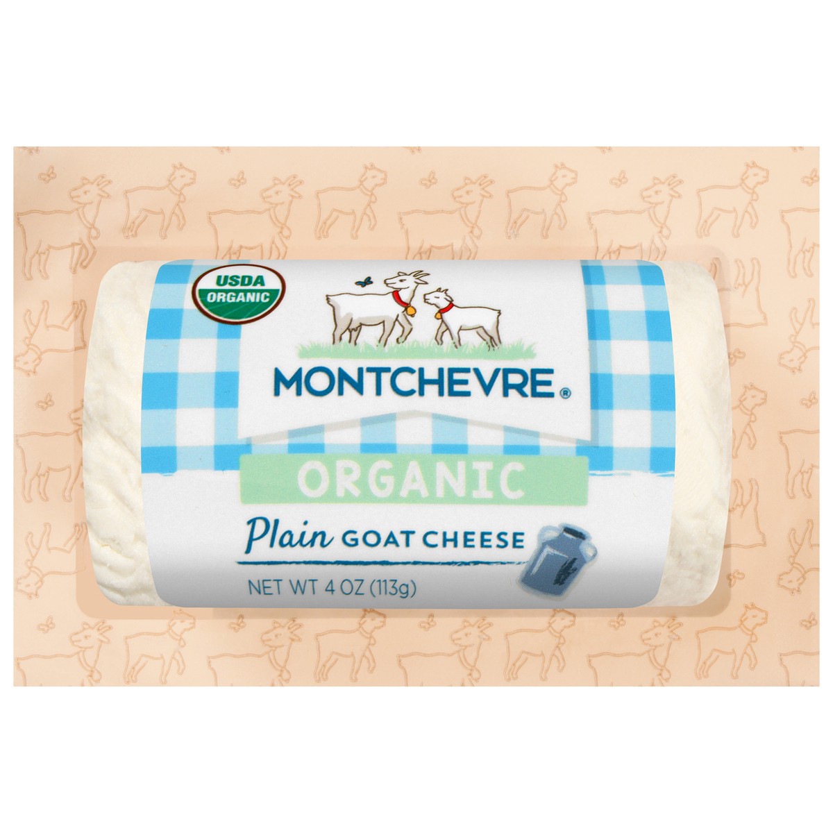 slide 1 of 13, Montchevre Organic Plain Goat Cheese 4 oz, 4 oz