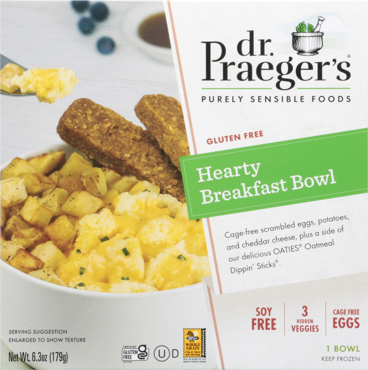 slide 14 of 14, Dr. Praeger's Hearty Gluten Free Breakfast Bowl 6.3 oz, 6.3 oz