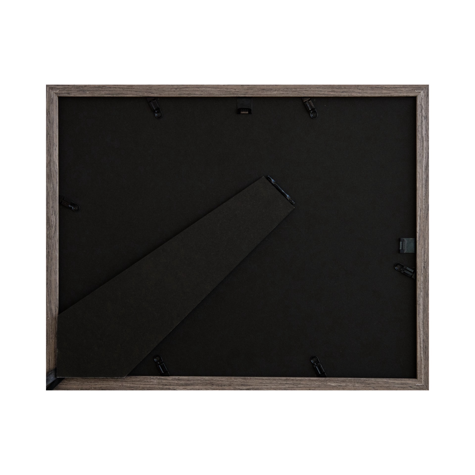 slide 6 of 6, Neutral Basic Dark Brown Frame With Mat By Studio Decor, 8 in x 10 in mat