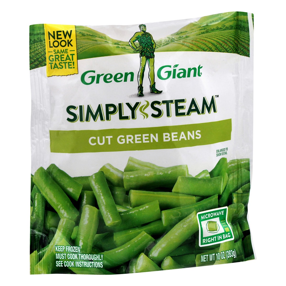 slide 6 of 13, Green Giant Simply Steam Cut Green Beans 10 oz, 10 oz