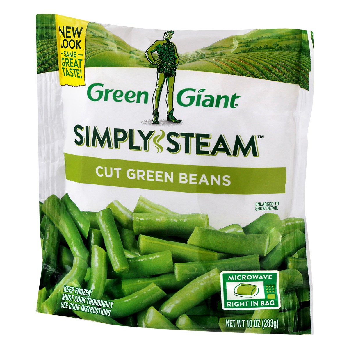 slide 2 of 13, Green Giant Simply Steam Cut Green Beans 10 oz, 10 oz