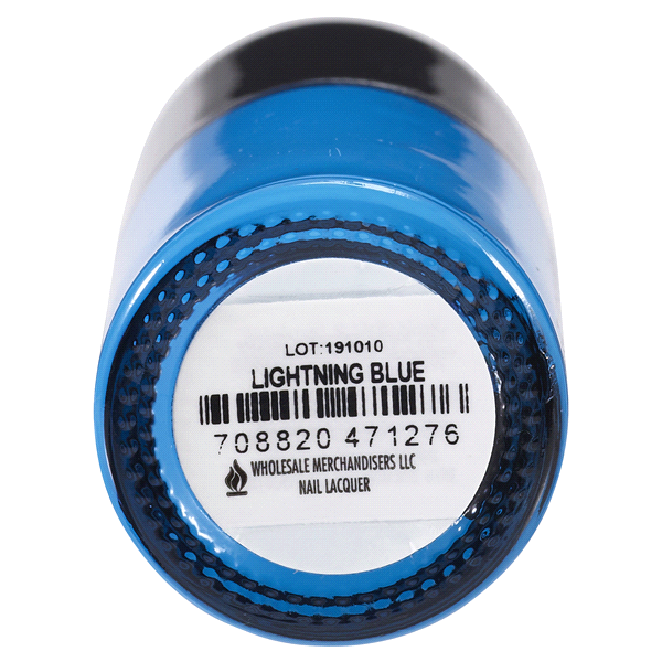 slide 4 of 5, Studio M Nail Lacquer Lightning Blue, 1 ct