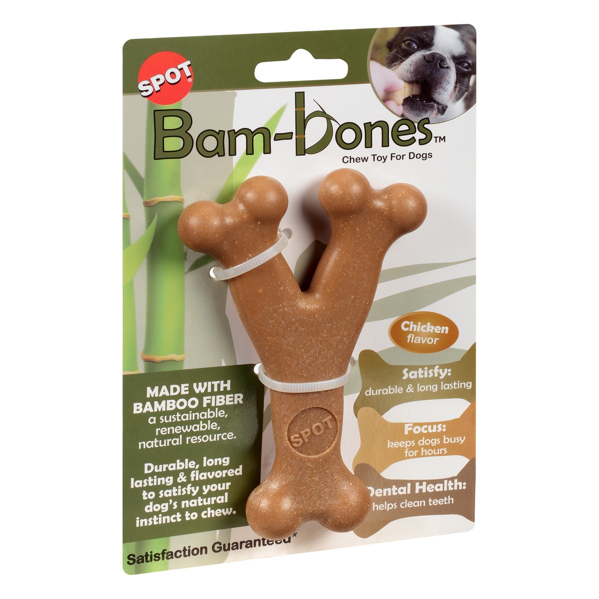 slide 4 of 10, SPOT Bam-Bones Chicken Flavor Chew Toy for Dogs 1 ea, 1 ct