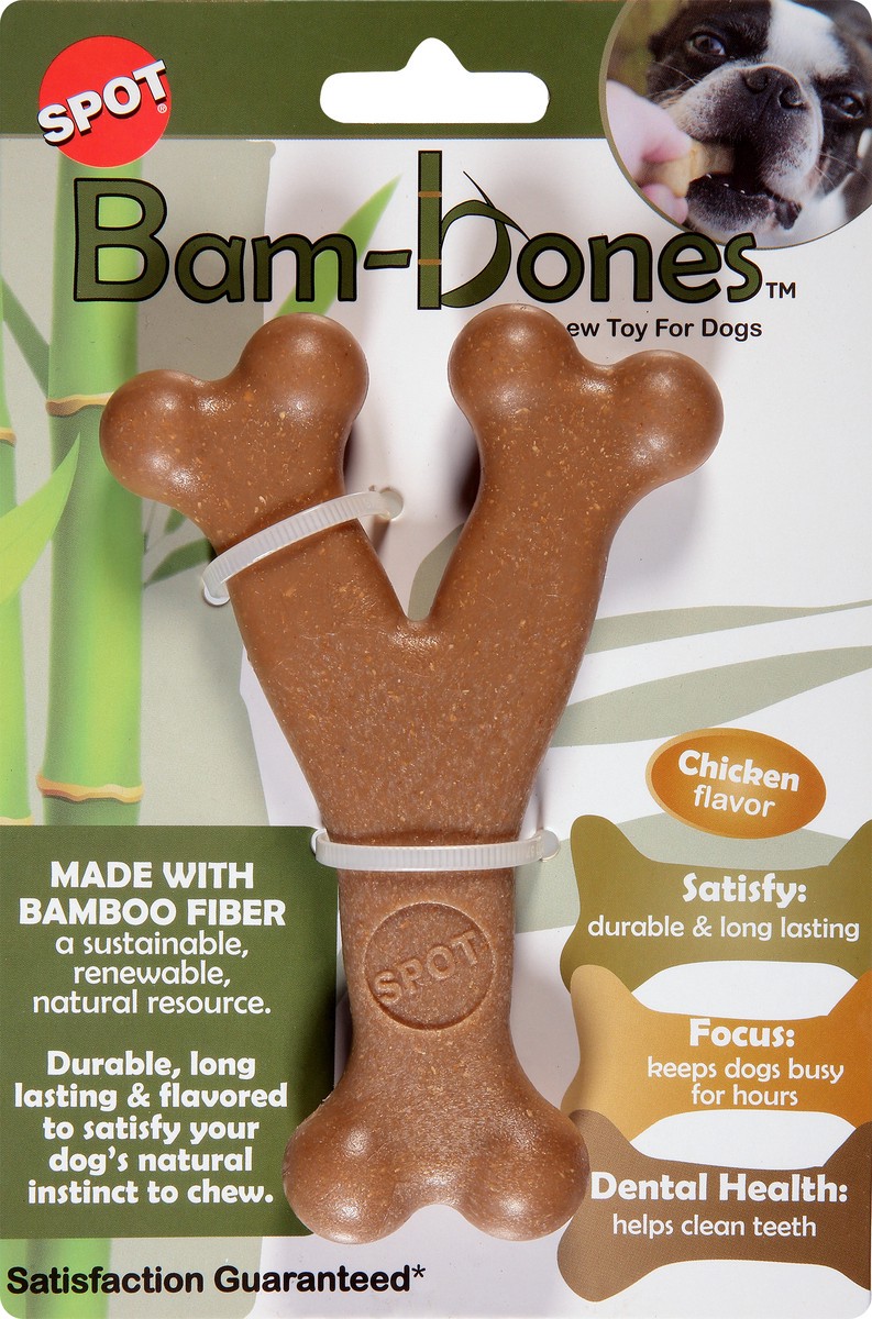 slide 10 of 10, SPOT Bam-Bones Chicken Flavor Chew Toy for Dogs 1 ea, 1 ct