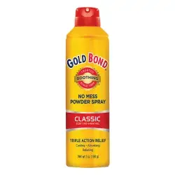 Gold Bond No Mess Body Powder Spray Classic Scent with Menthol