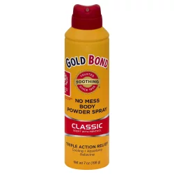 Gold Bond No Mess Body Powder Spray Classic Scent with Menthol
