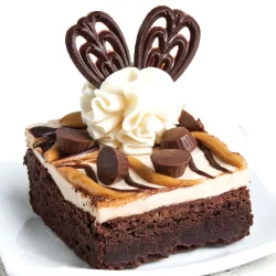 Bakehouse Peanut Butter Mousse Brownie 4 ct