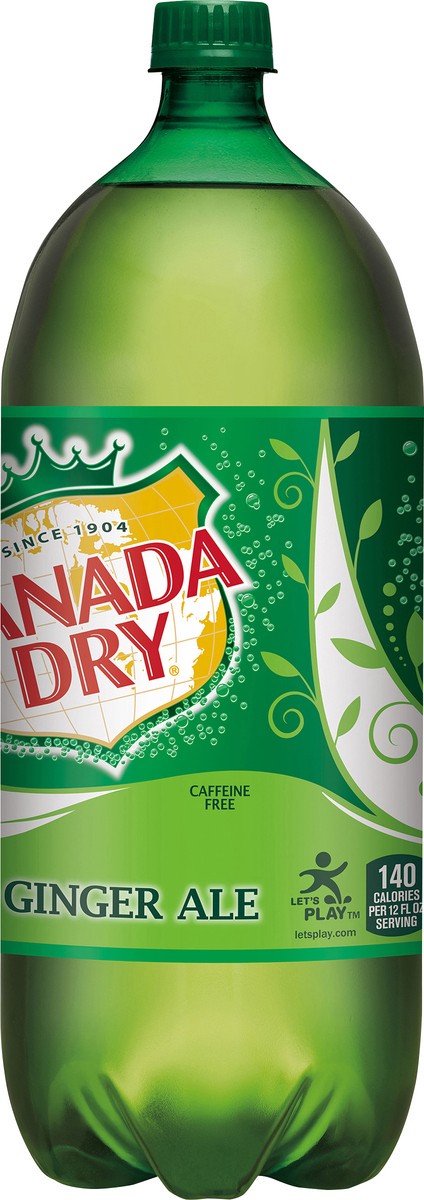 slide 7 of 7, Canada Dry Ginger Ale Soda, 2 L bottle, 2.1 qt