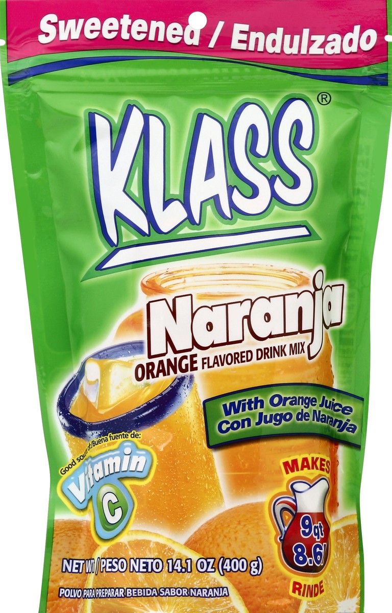 slide 3 of 3, Klass Family Pack Listo Naranja, 14.1 oz