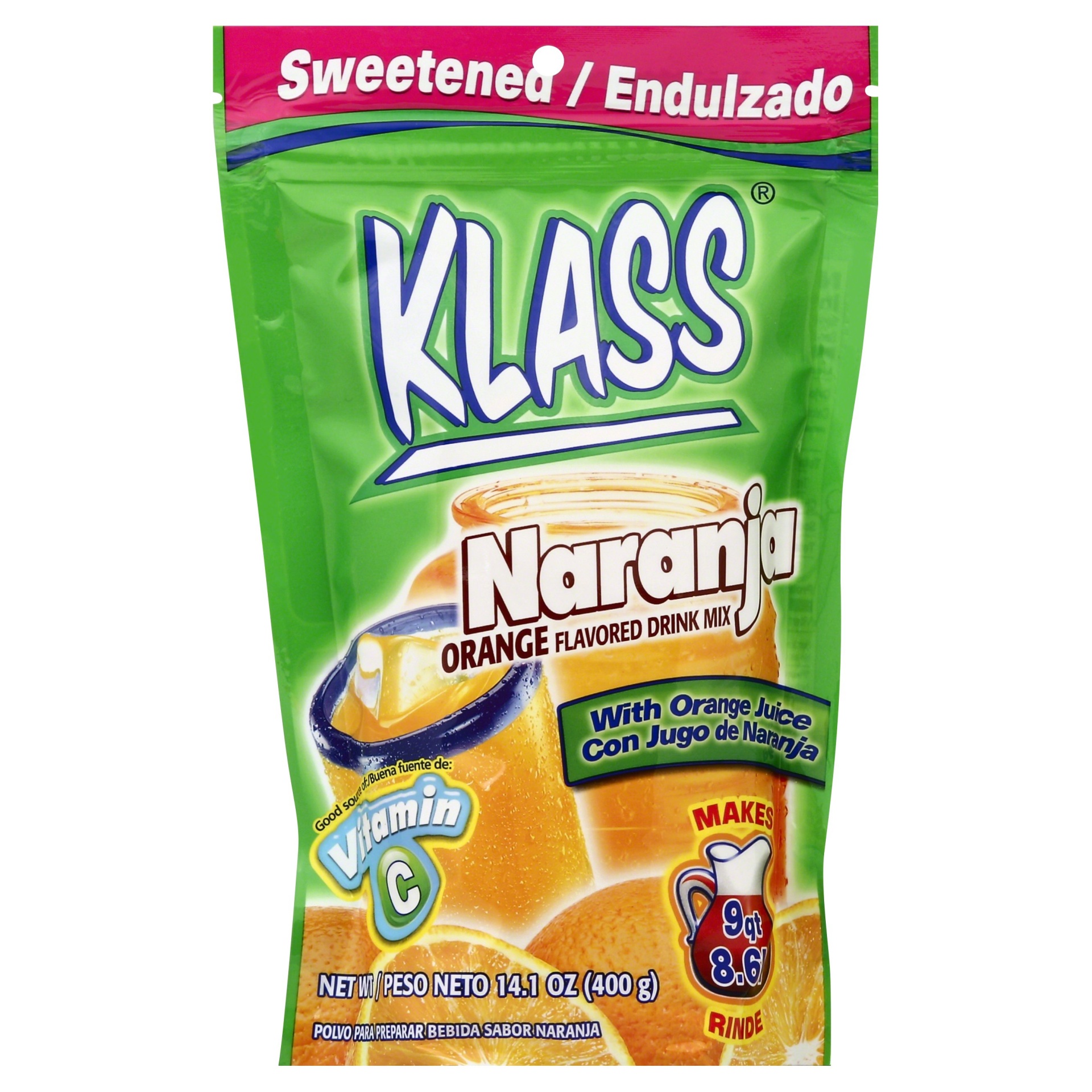 slide 1 of 3, Klass Family Pack Listo Naranja, 14.1 oz