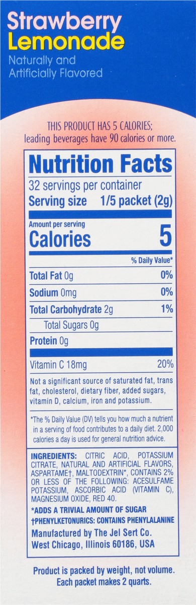 slide 5 of 12, Wyler's Light Low Calorie Strawberry Lemonade Drink Mix- 6 ct, 6 ct