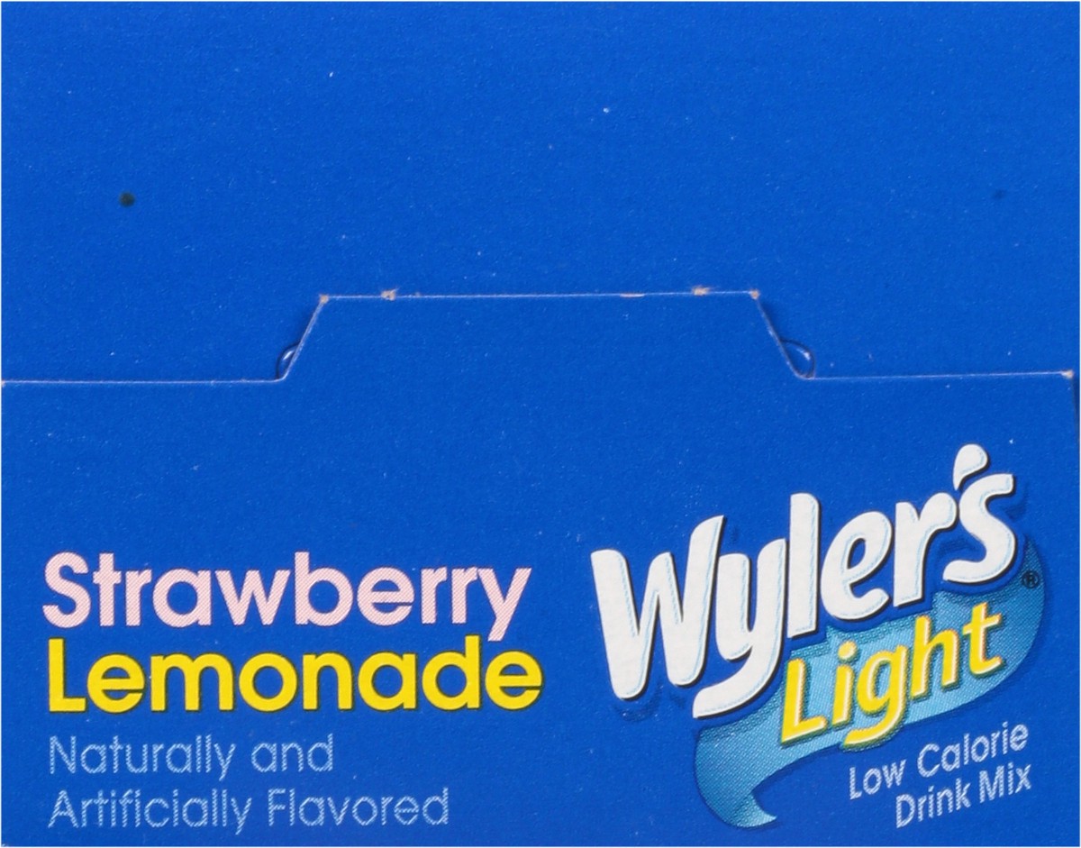 slide 10 of 12, Wyler's Light Low Calorie Strawberry Lemonade Drink Mix- 6 ct, 6 ct
