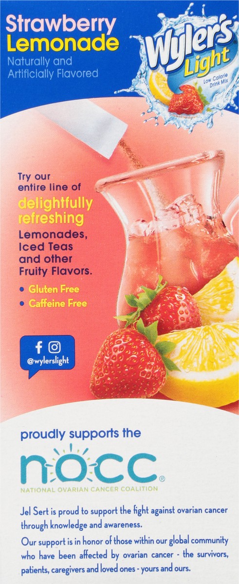 slide 7 of 12, Wyler's Light Low Calorie Strawberry Lemonade Drink Mix- 6 ct, 6 ct