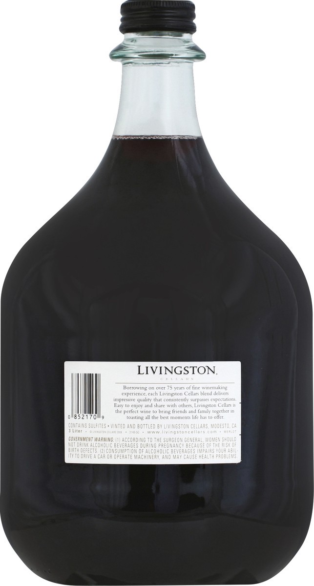 slide 5 of 5, Livingston Merlot 3 lt, 3 liter