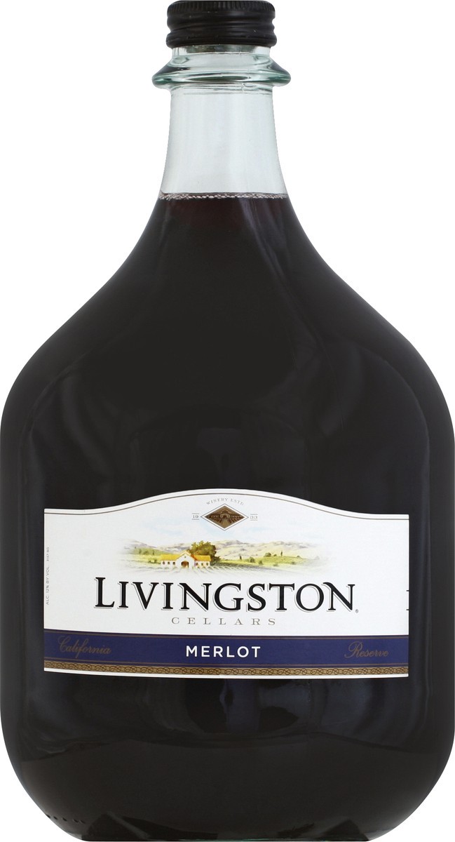 slide 4 of 5, Livingston Merlot 3 lt, 3 liter