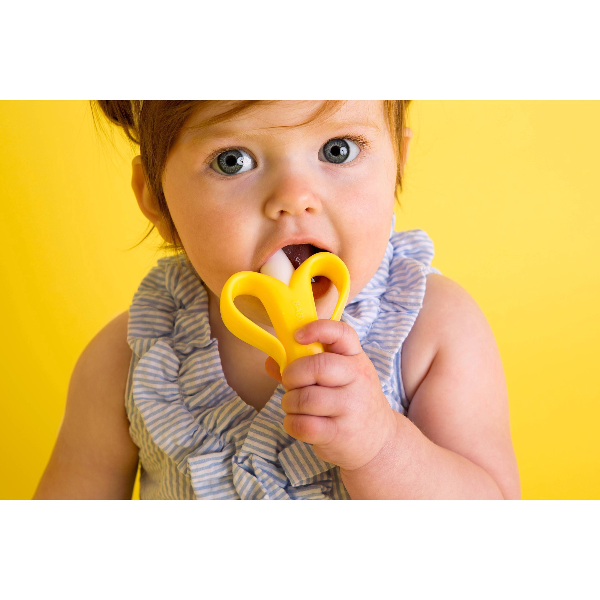 slide 3 of 11, Baby Banana Infant Teething Toothbrush, 1 ct