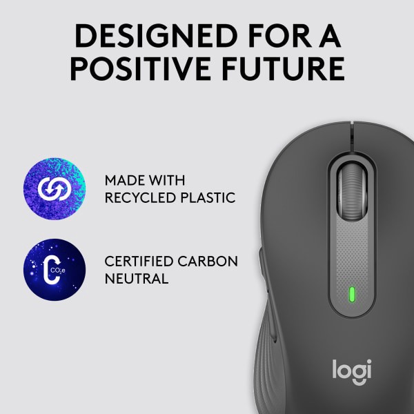 slide 4 of 8, Logitech Signature M650 Wireless Mouse, Graphite, 1 ct