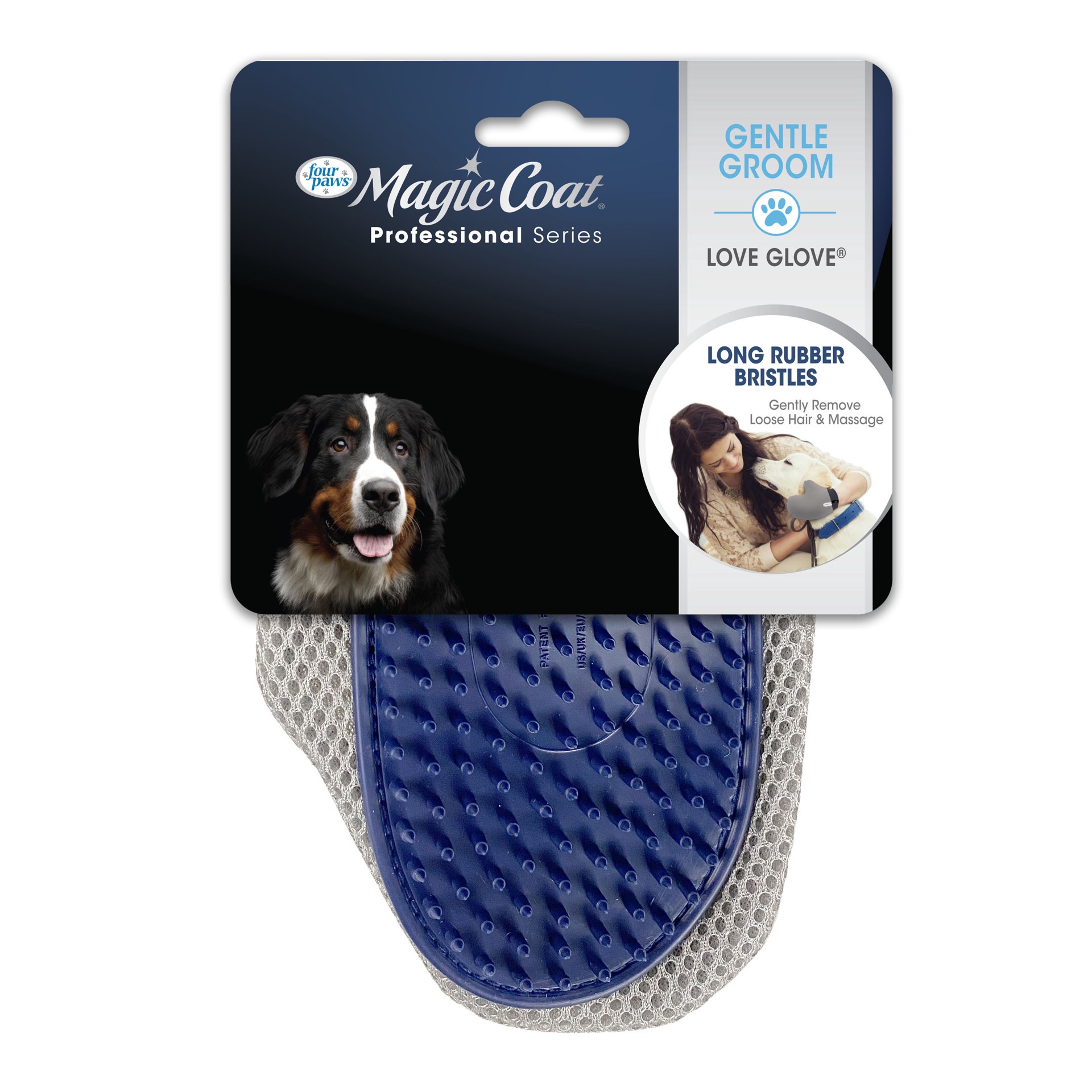 slide 3 of 10, FOUR PAWS Magic Coat Professional Series Love Glove Dog Grooming Mitt, 1 ct