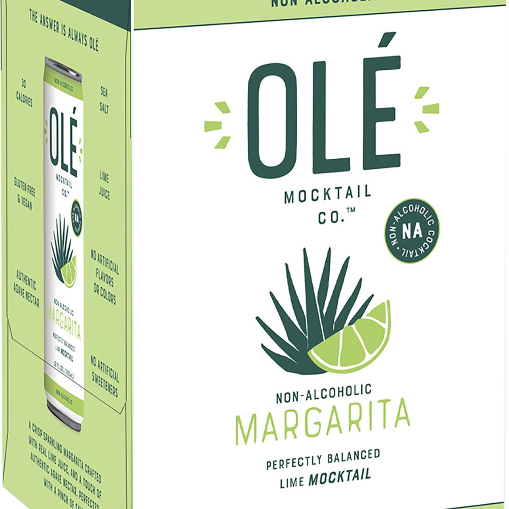 slide 1 of 1, (Various Brands) Ole N/a Margarita Mocktail, 4 ct; 12 oz