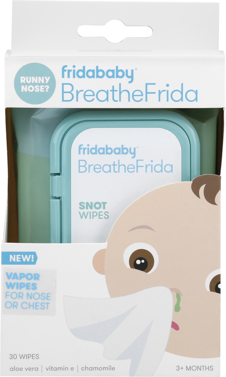 slide 2 of 8, Fridababy BreatheFrida Vapor Wipes 30 ea, 30 ct