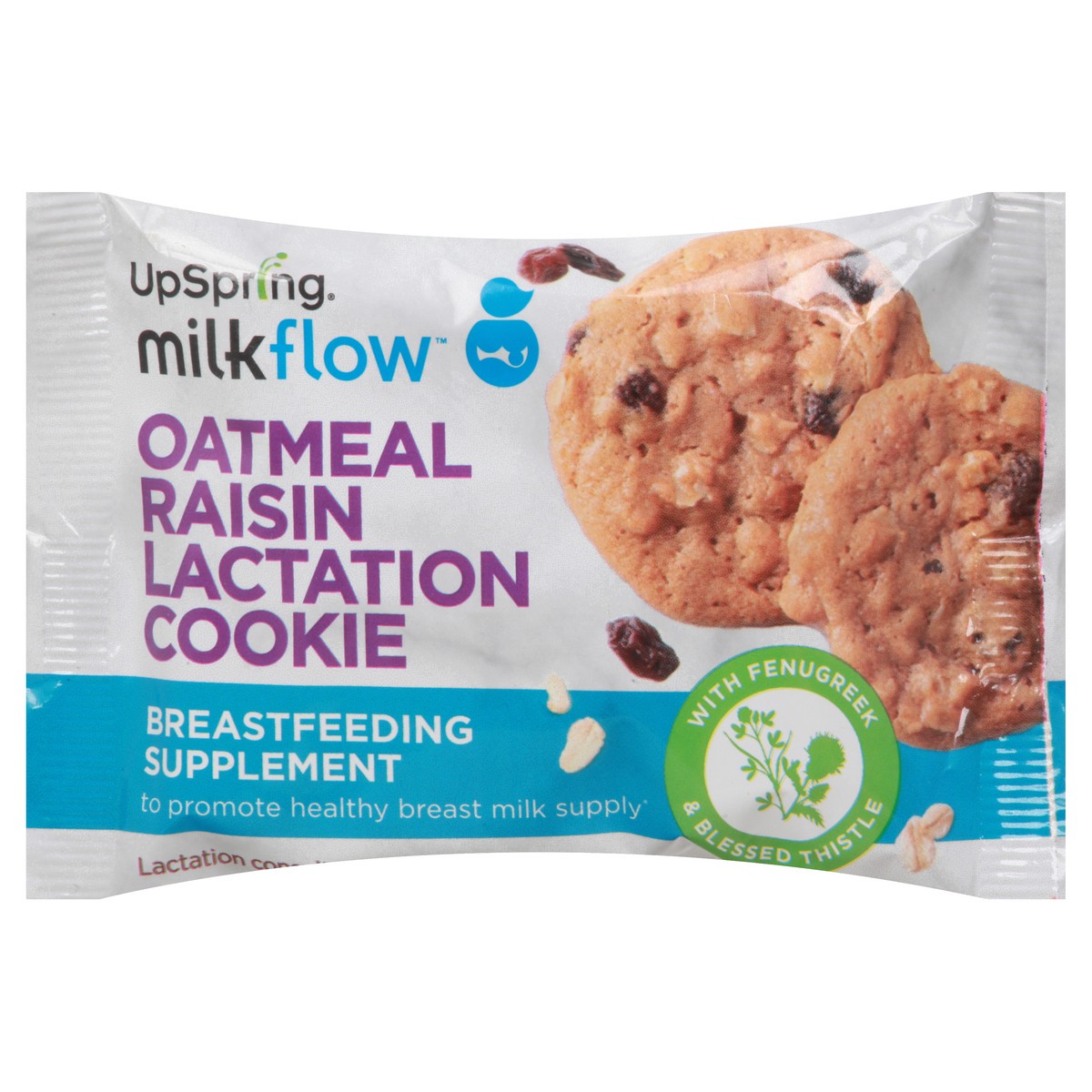 slide 1 of 12, Milkflow Oatmeal Raisin Lactation Cookies 2 ea, 2 ct