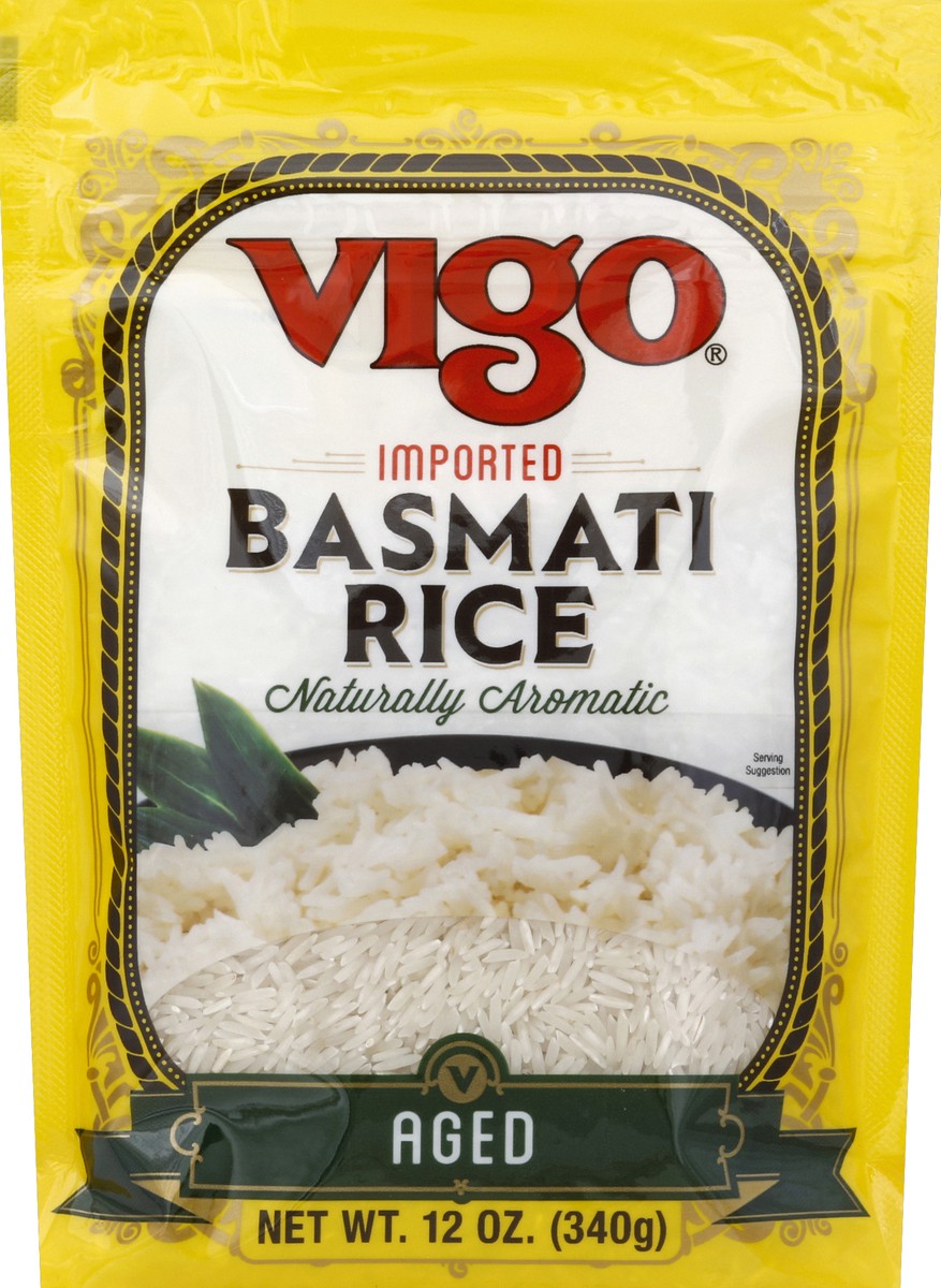 slide 1 of 1, Vigo Basmati Rice, 12 oz