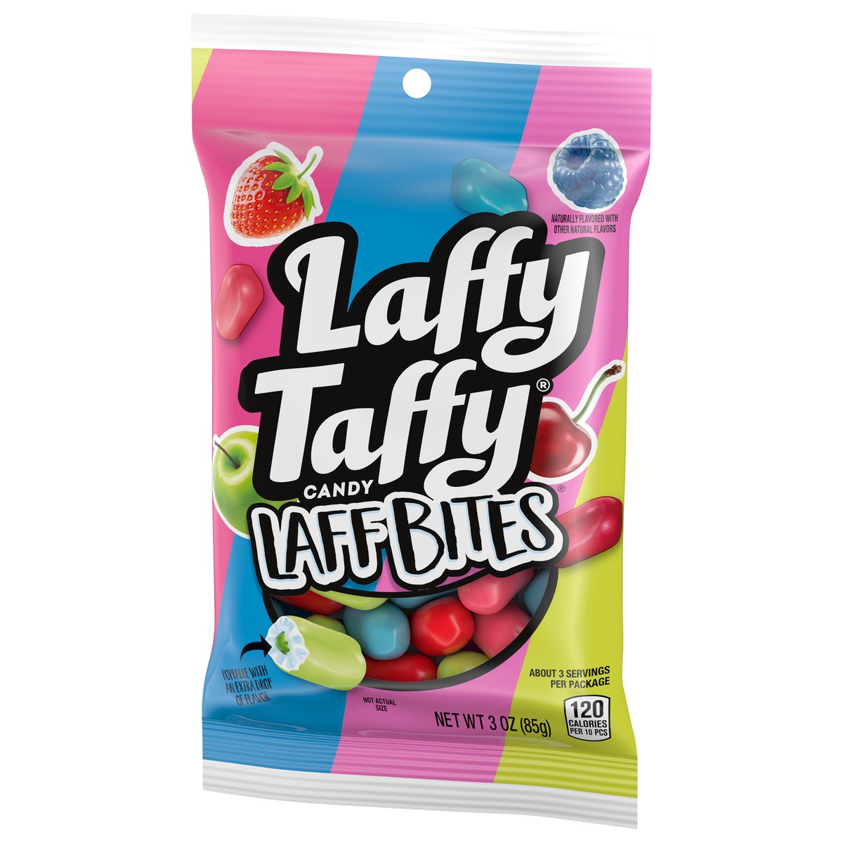 slide 5 of 12, Laffy Taffy Laff Bites Candy 3 oz, 3 oz