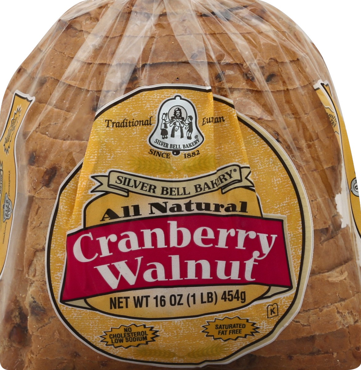 slide 4 of 5, Silver Bell Bakery Cranberry Walnut Bread, 16 oz