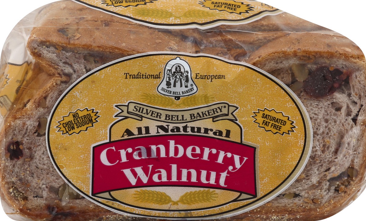 slide 5 of 5, Silver Bell Bakery Cranberry Walnut Bread, 16 oz