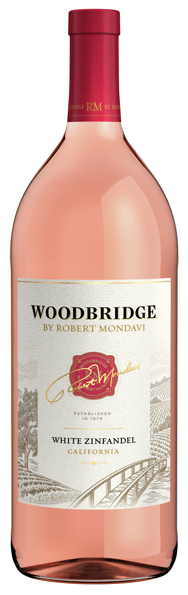 slide 1 of 7, Woodbridge by Robert Mondavi White Zinfandel Wine, 1.5 L Bottle, 50.72 fl oz