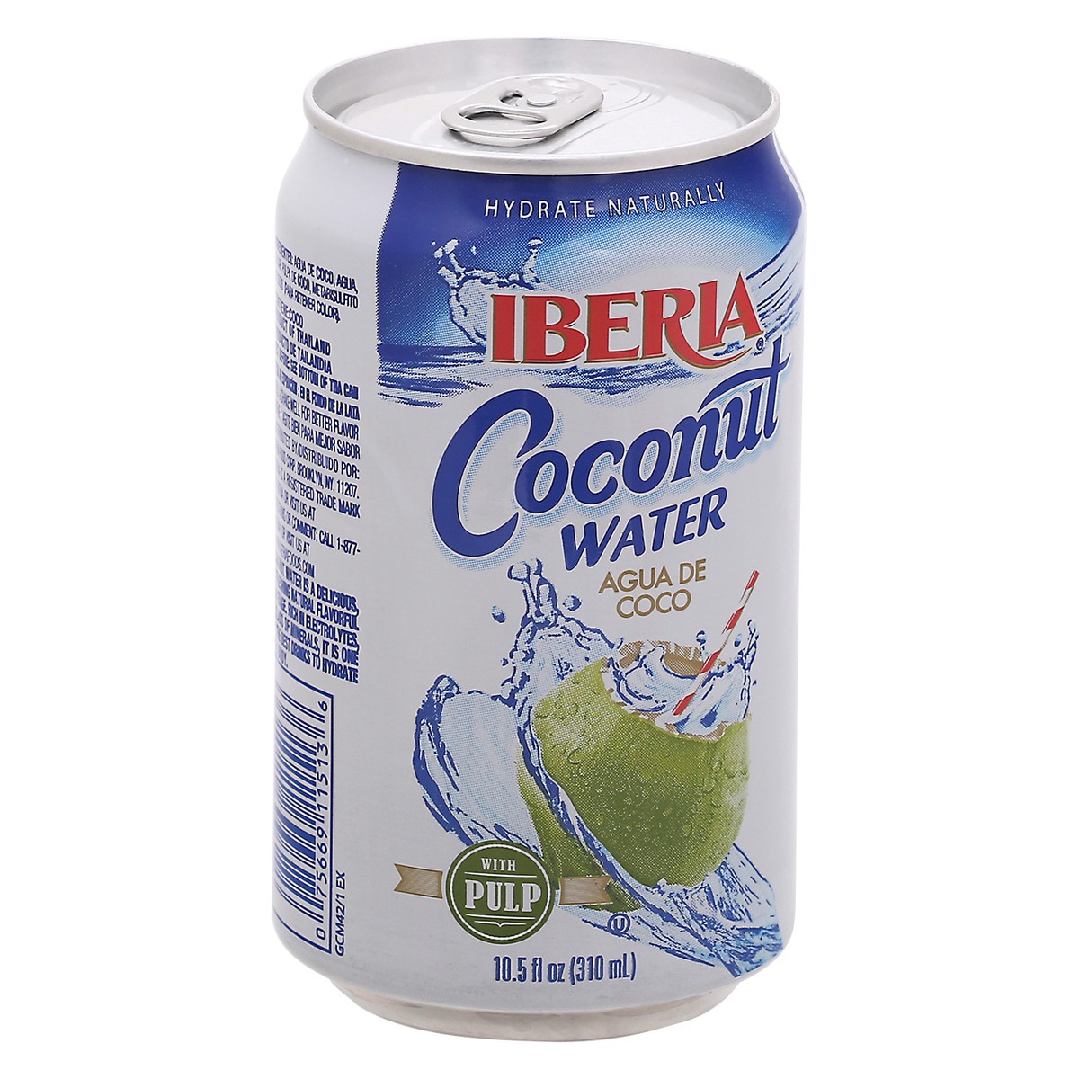 slide 2 of 9, Iberia Coconut Water with Pulp 10.5 fl oz Can, 10.5 fl oz