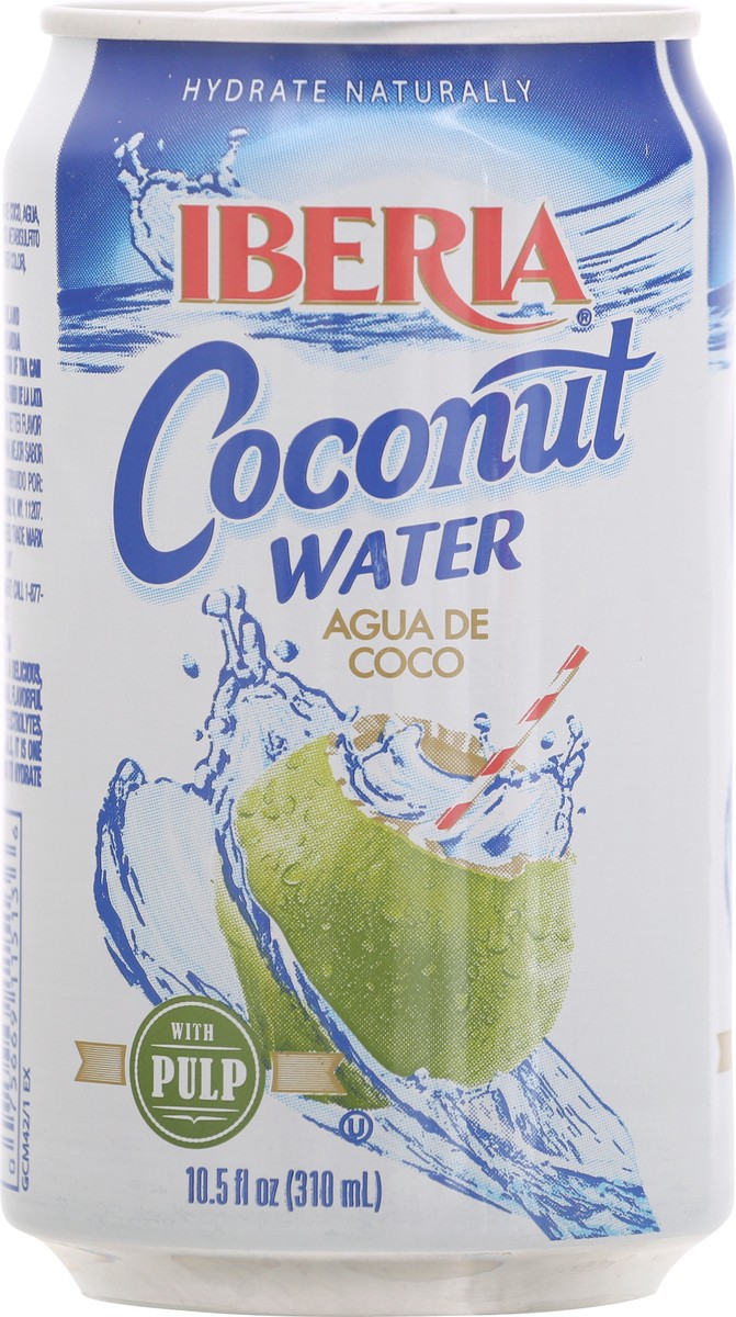 slide 6 of 9, Iberia Coconut Water with Pulp 10.5 fl oz Can, 10.5 fl oz