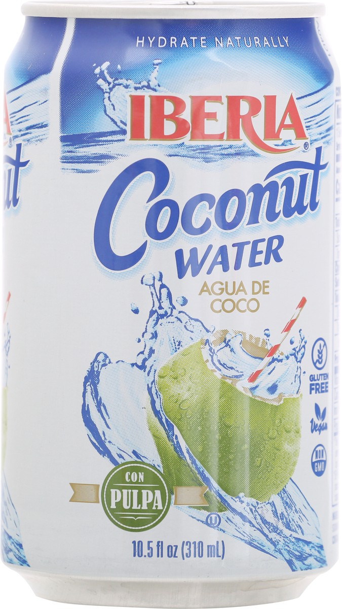 slide 8 of 9, Iberia Coconut Water with Pulp 10.5 fl oz Can, 10.5 fl oz