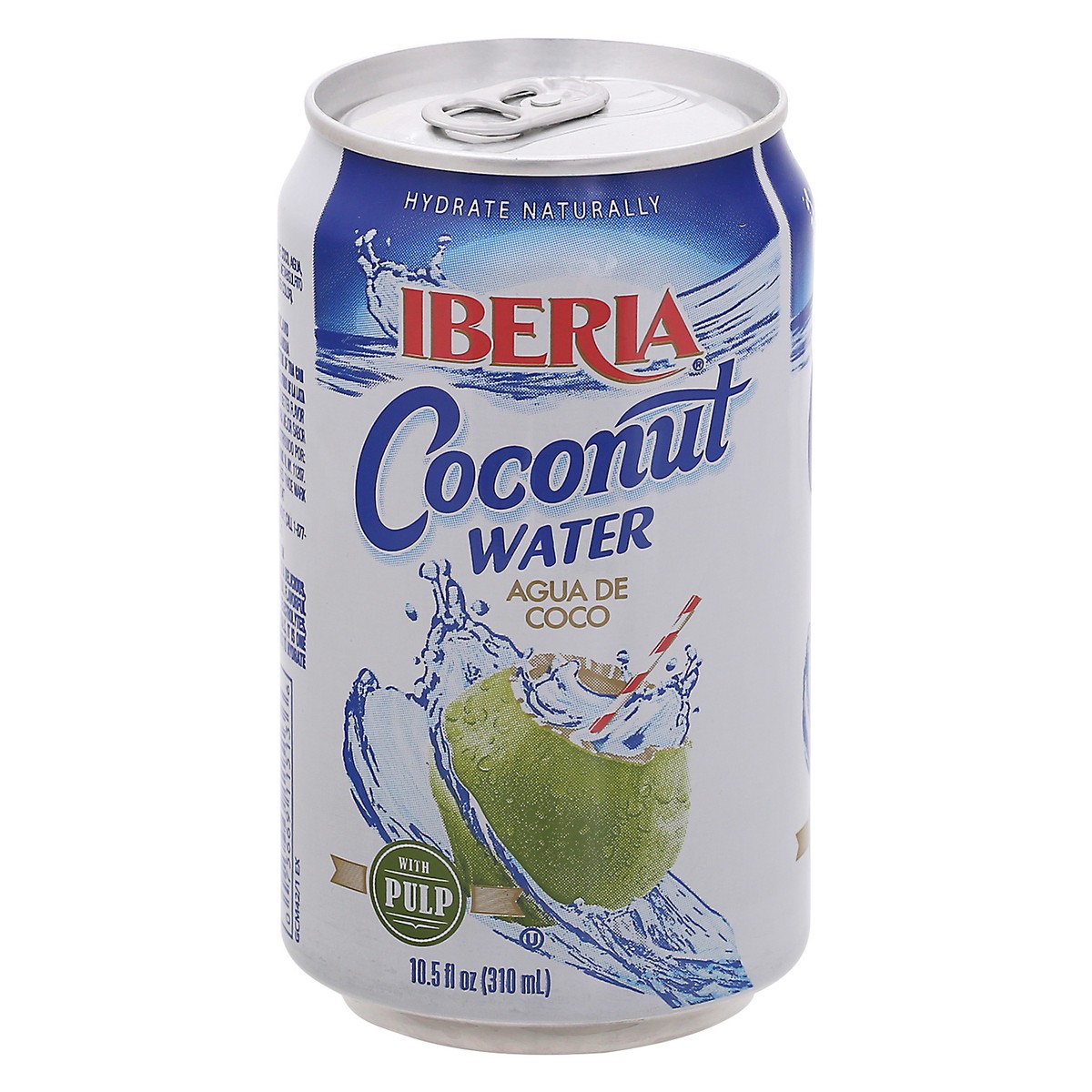 slide 1 of 9, Iberia Coconut Water with Pulp 10.5 fl oz Can, 10.5 fl oz