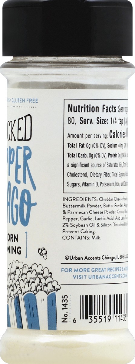 slide 2 of 8, Urban Accents Cracked Pepper Asiago - 2.25 oz, 2.25 oz