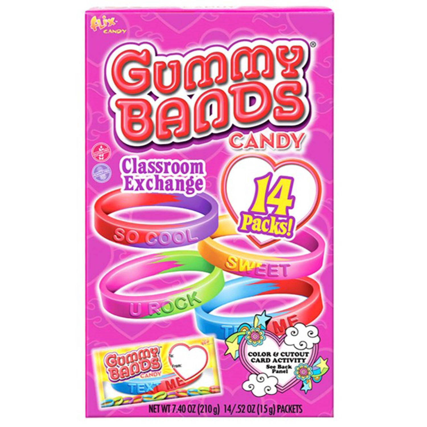 slide 2 of 9, Non Brand Gummy Bands Exchange Box, 18 Ct, 7.4 Oz, 9.5 oz
