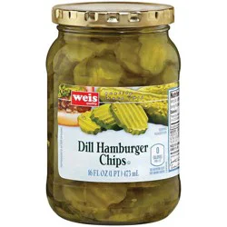 Weis Quality Hamburger Dill Chips