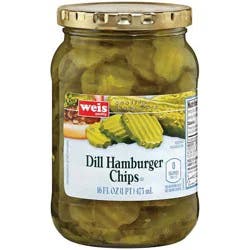 Weis Quality Hamburger Dill Chips