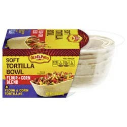 Old El Paso Soft Flour & Corn Blend Tortilla Bowls, 8 ct., 7.2 oz.