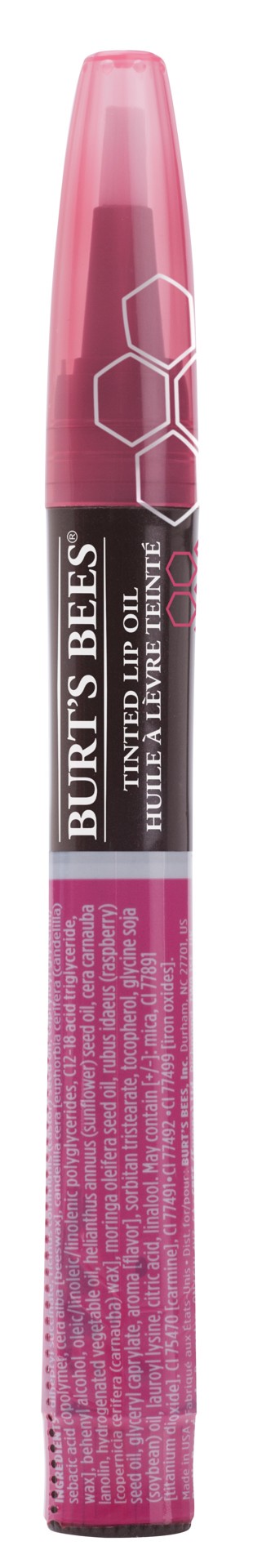 slide 1 of 5, Burt's Bees 100 % Natural Moisturizing Tinted Lip Oil, Whispering Orchid, 1 Pen, 0.04 fl oz