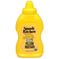 Smash Kitchen Organic Yellow Mustard 8 oz