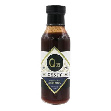 slide 1 of 1, Q39 Barbeque, Zesty, 16 fl oz