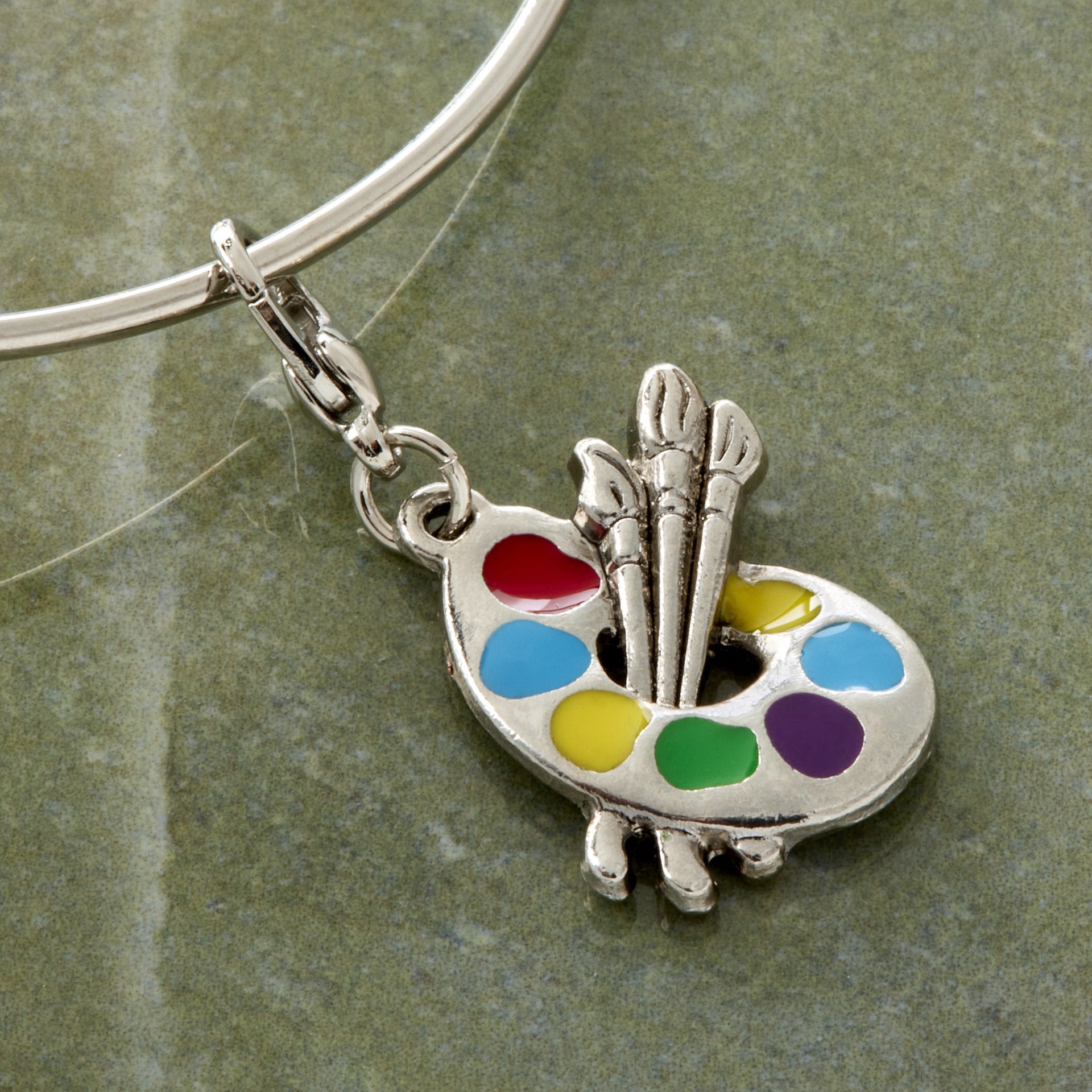 slide 2 of 2, Paint Palette Charm By Bead Landing, 1 ct