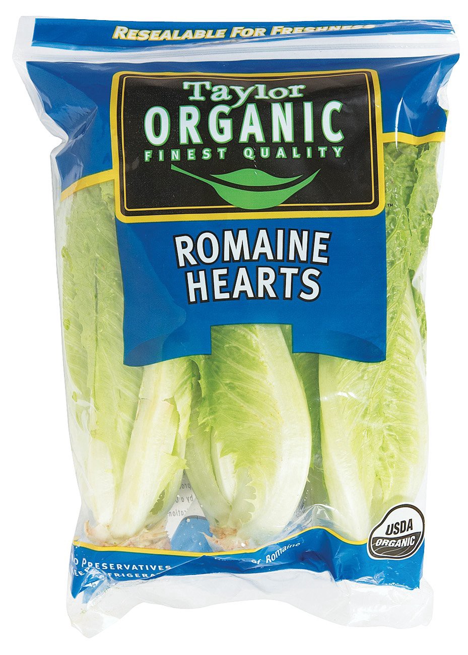 slide 1 of 1, Fresh Organic Romaine Heart Lettuce, 3 ct