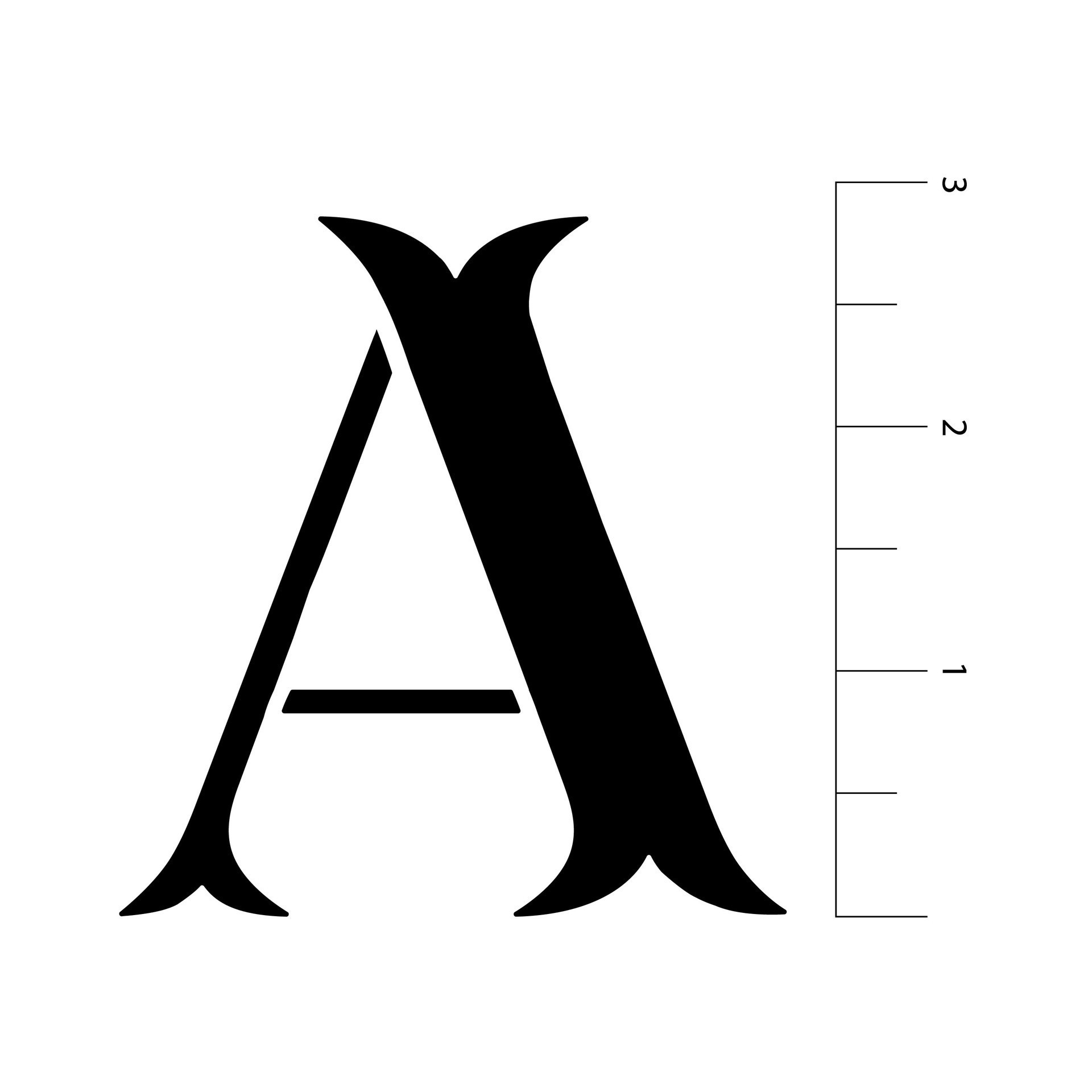 slide 2 of 4, 3" Uppercase Alphabet Stencils By Craft Smart, 3 in