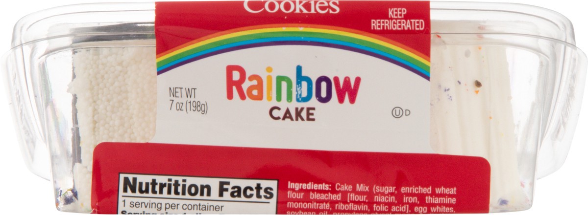 slide 10 of 11, David's Cookies Rainbow Cake 7 oz, 7 oz