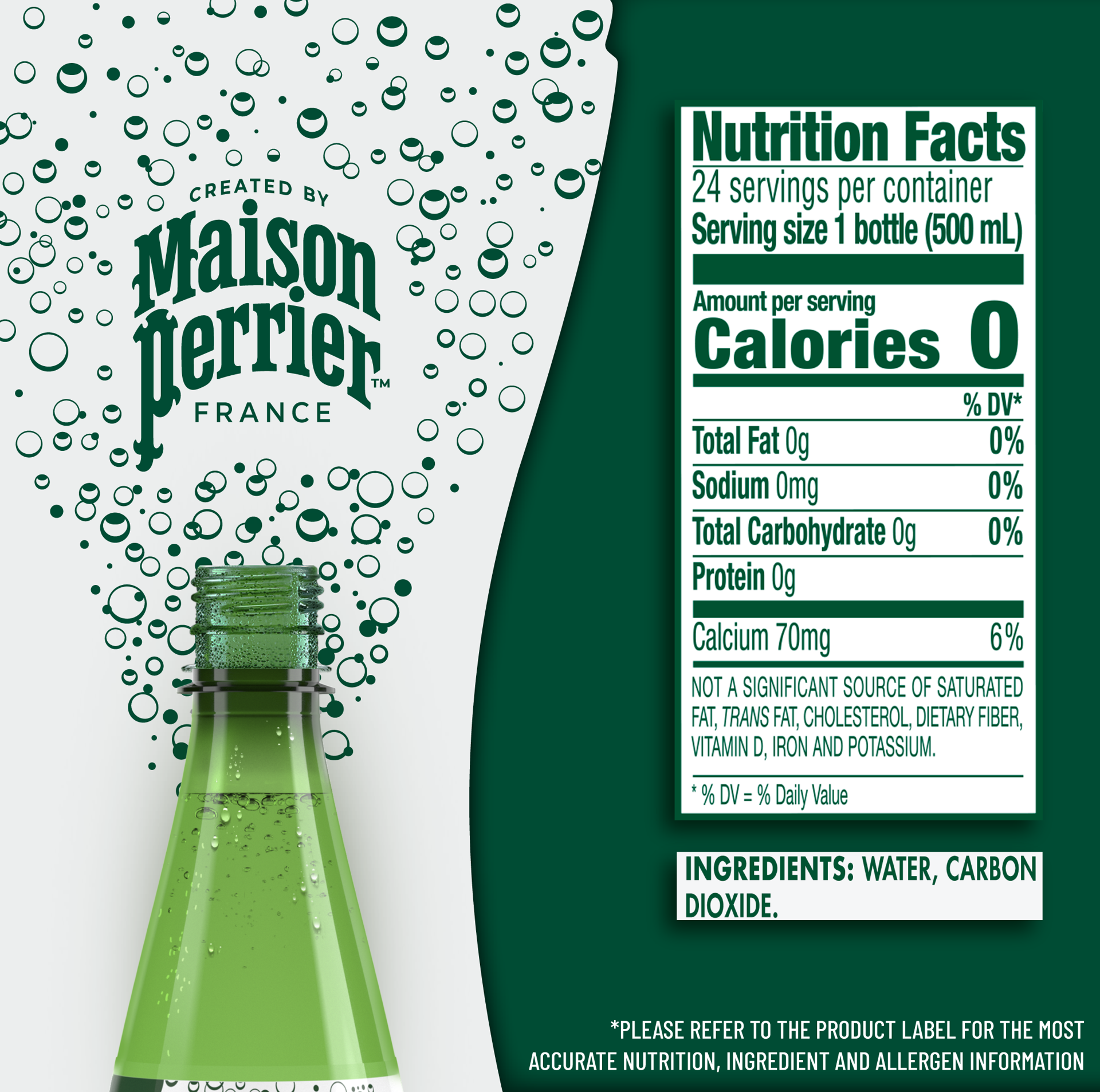 slide 6 of 7, Maison Perrier Sparkling Water- 24 ct; 16.9 fl oz, 24 ct; 16.9 fl oz