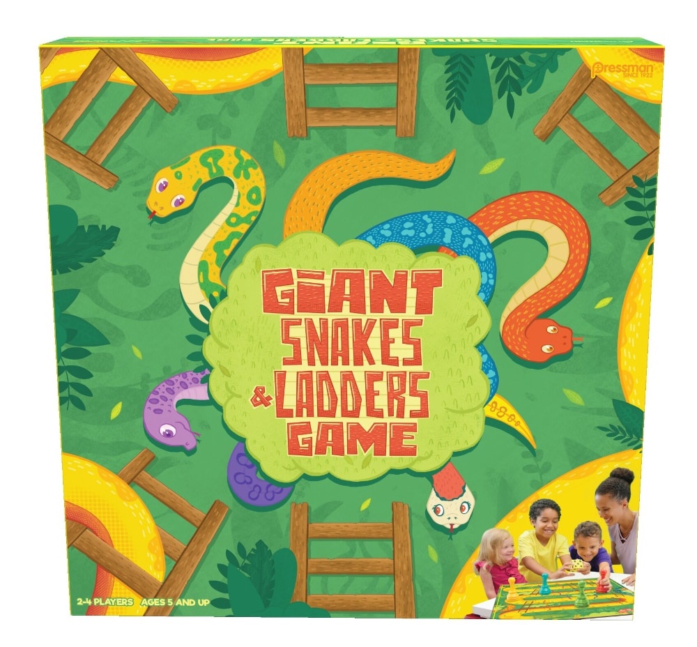 slide 1 of 1, Pressman Toy Corp Giant Snakes & Ladders Game, 1 ct